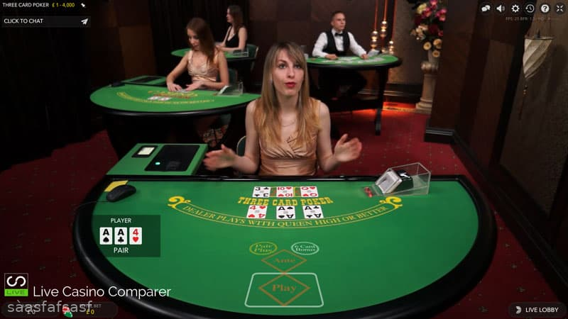 Live Poker Table