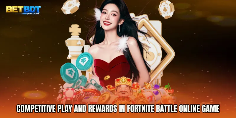 Competitive Play and Rewards in Fortnite Battle online game