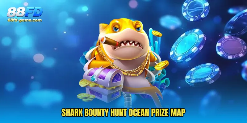 Shark Bounty Hunt Ocean Prize Map